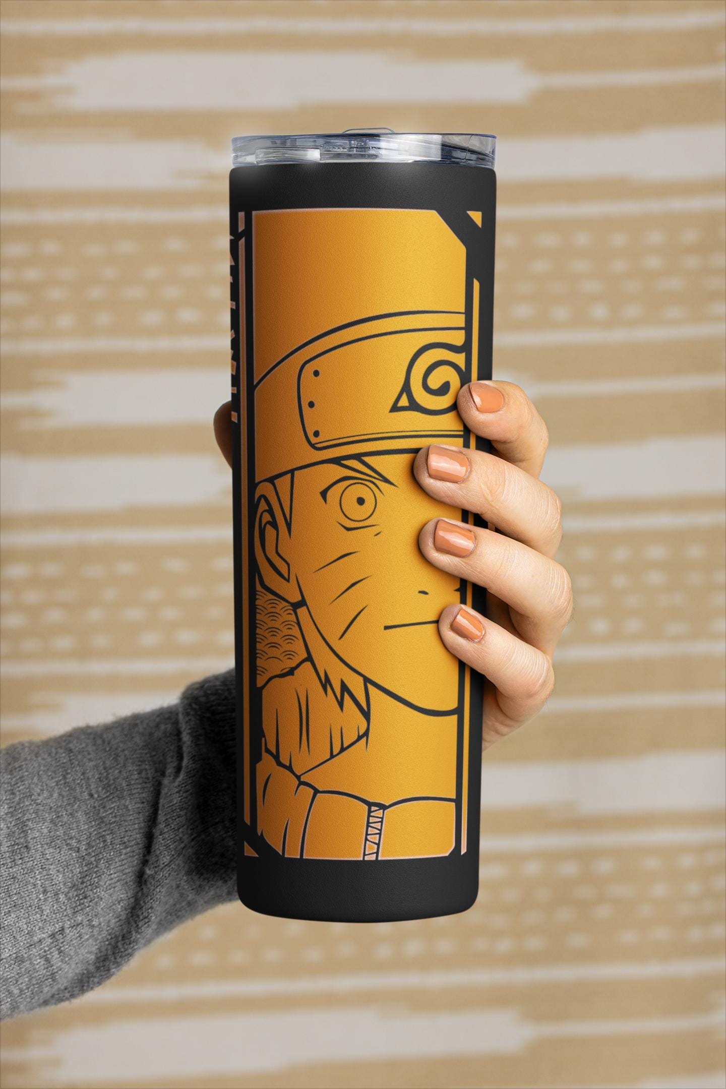 Anime Inspired | Naruto Uzumaki Anime Merch – Classic Naruto Fan Art | Tumbler, Keychain | Ninja Gift for Otaku & Anime Fans