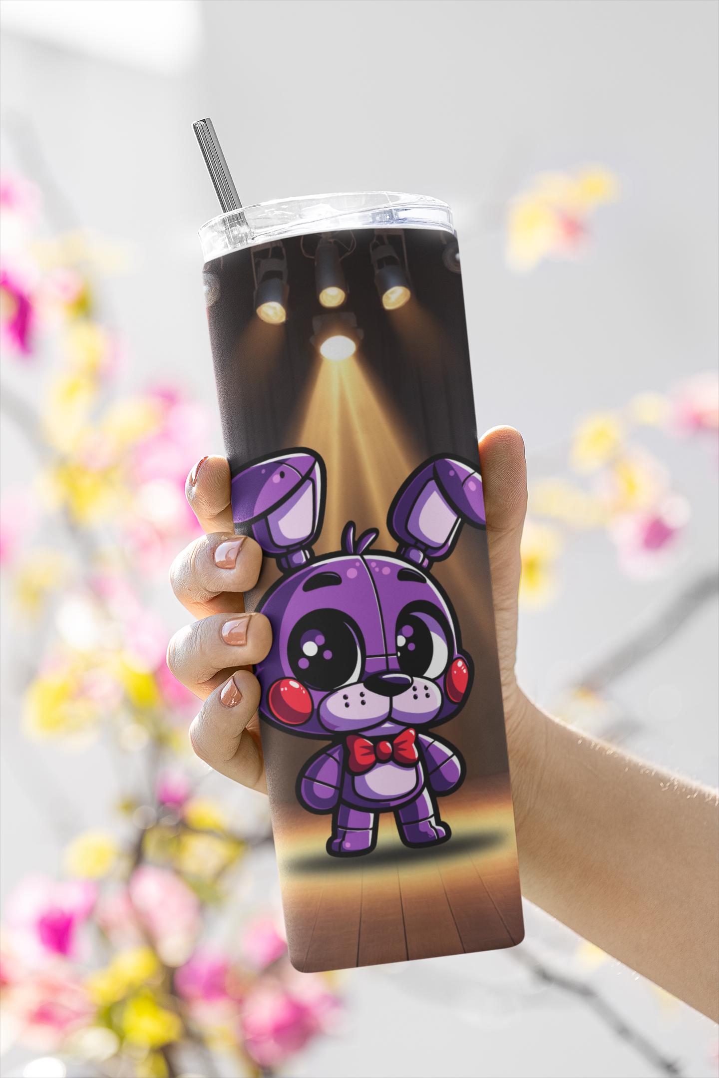 Bonnie the Bunny! Five Nights at Freddy’s Tumbler, 20 oz tumbler, gift
