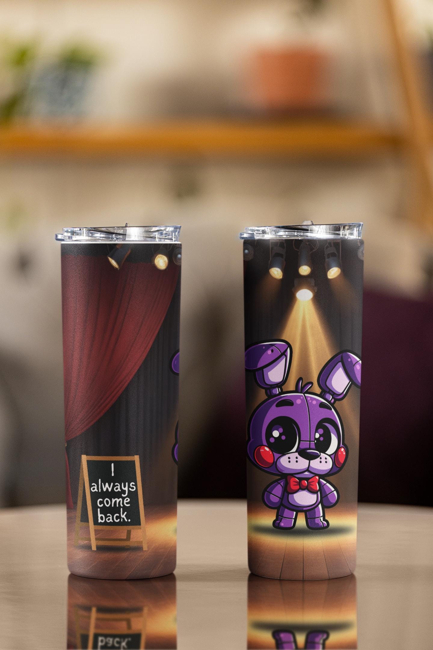 Bonnie the Bunny! Five Nights at Freddy’s Tumbler, 20 oz tumbler, gift