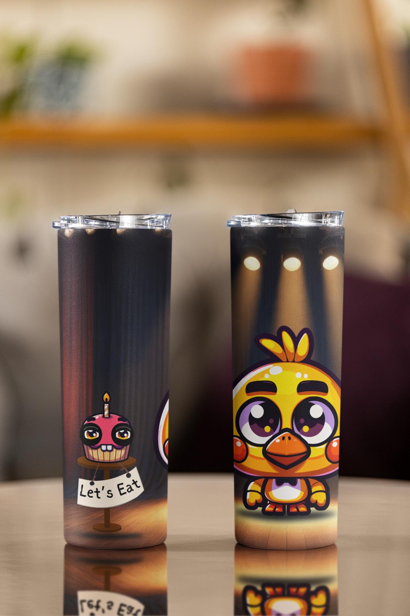 Chica the Chicken! Five Nights at Freddy’s Tumbler, 20 oz tumbler, gift