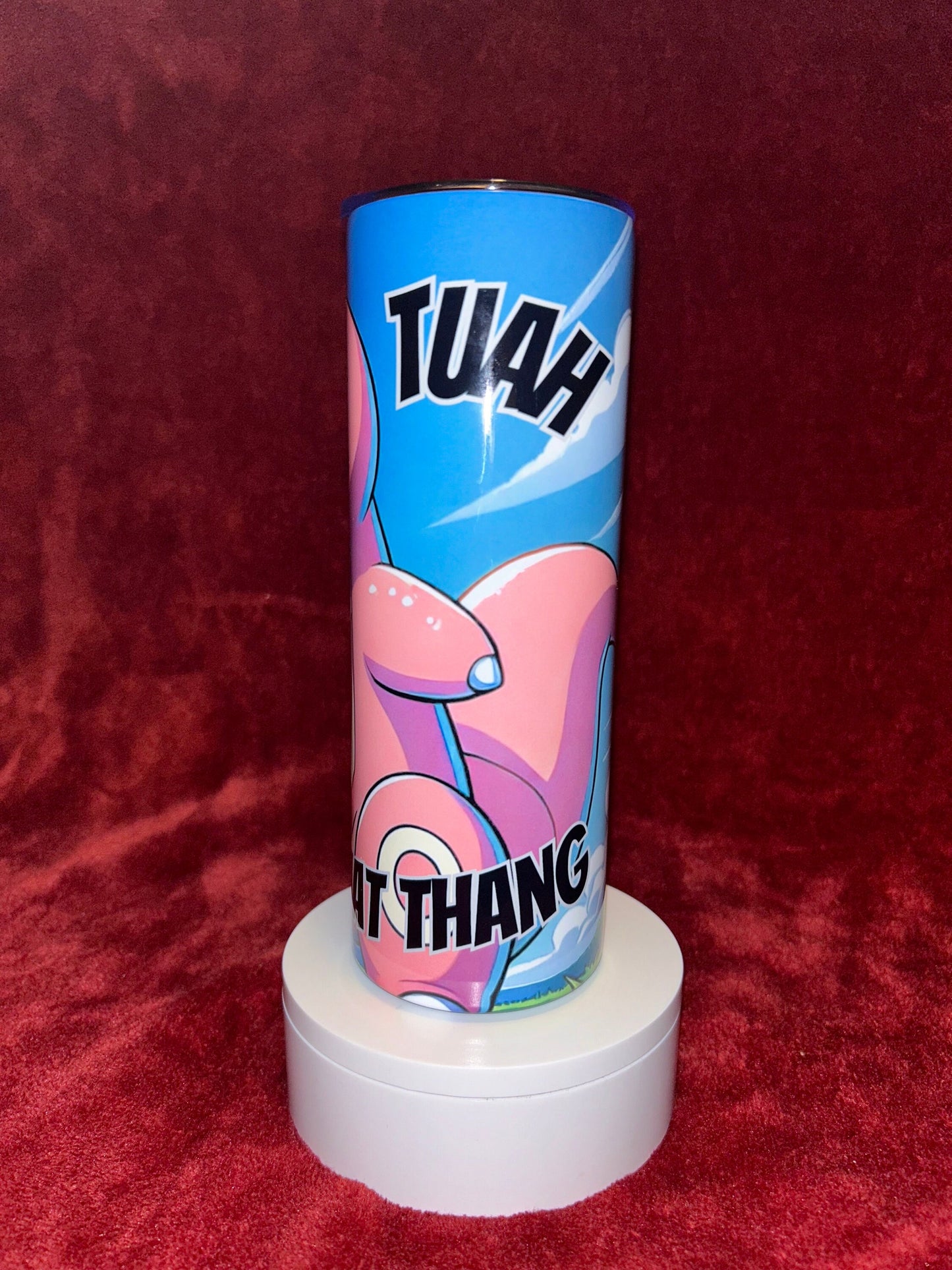 HAWK TUAH, Spit on that thang tumbler, Pokémon inspired 20 oz Tumbler, gift
