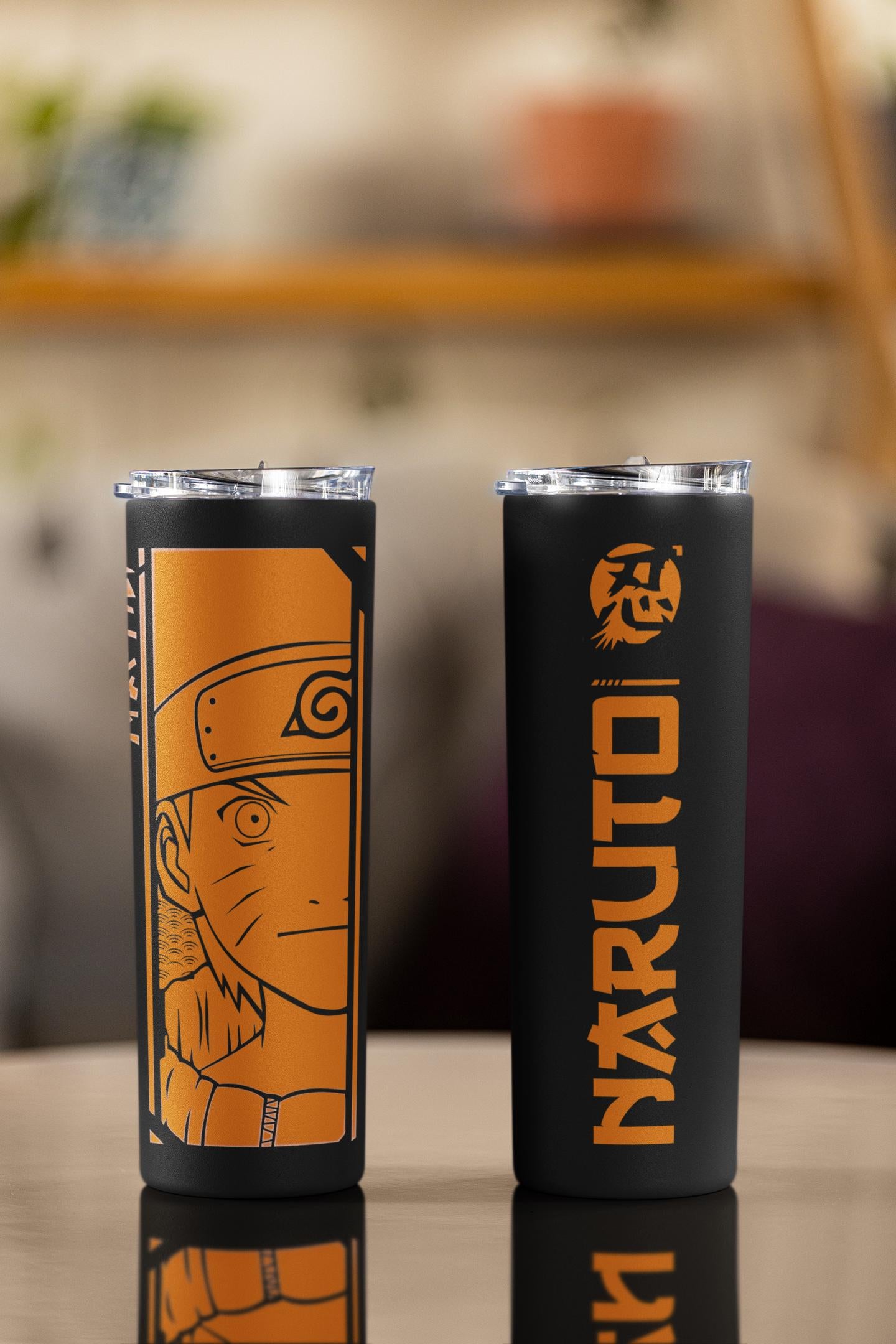 Anime Inspired | Naruto Uzumaki Anime Merch – Classic Naruto Fan Art | Tumbler, Keychain | Ninja Gift for Otaku & Anime Fans