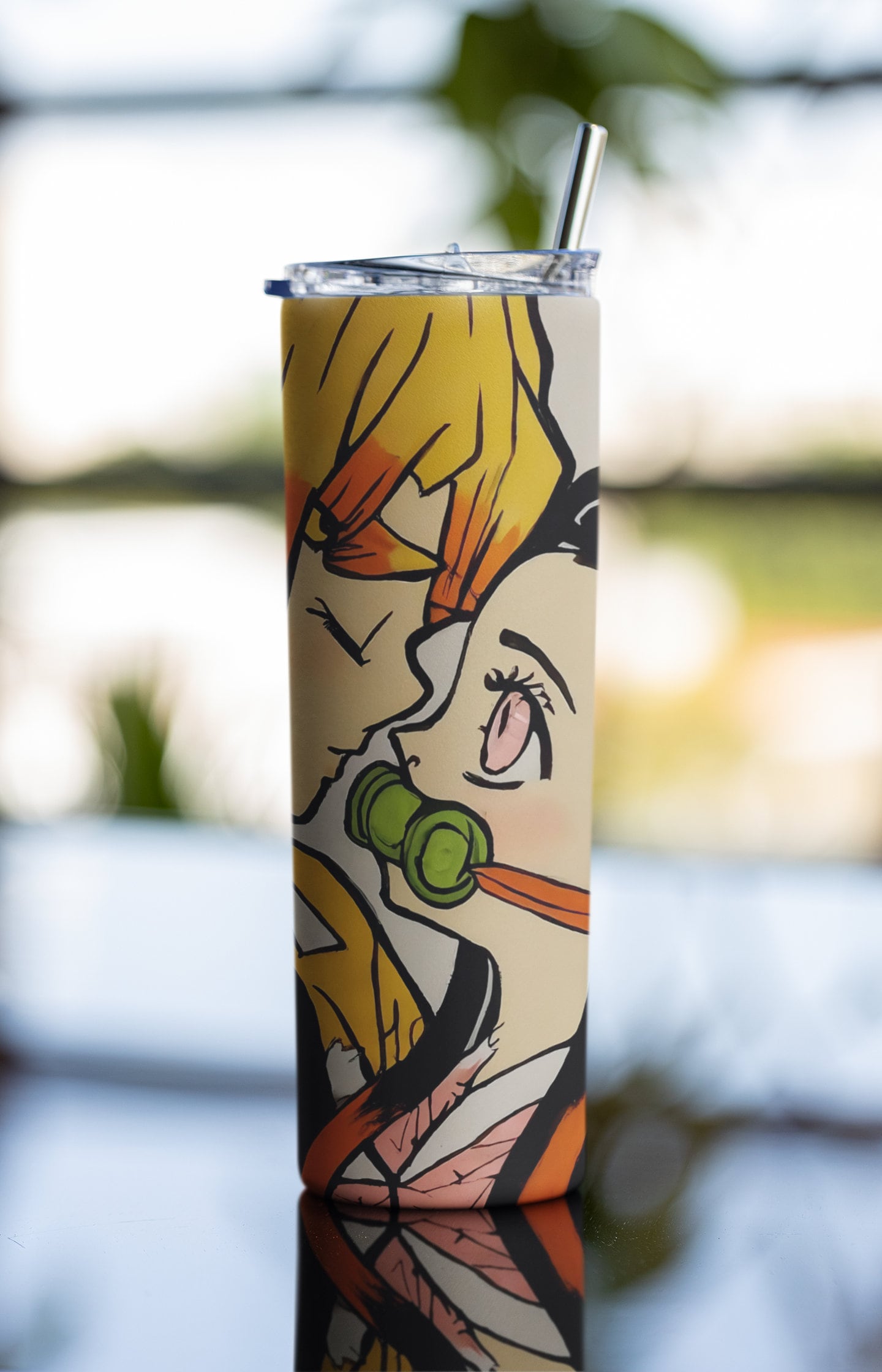 Anime Inspired Love, Anime Tumbler, Hot and Cold Drink Tumbler, Reusable, Custom Gift