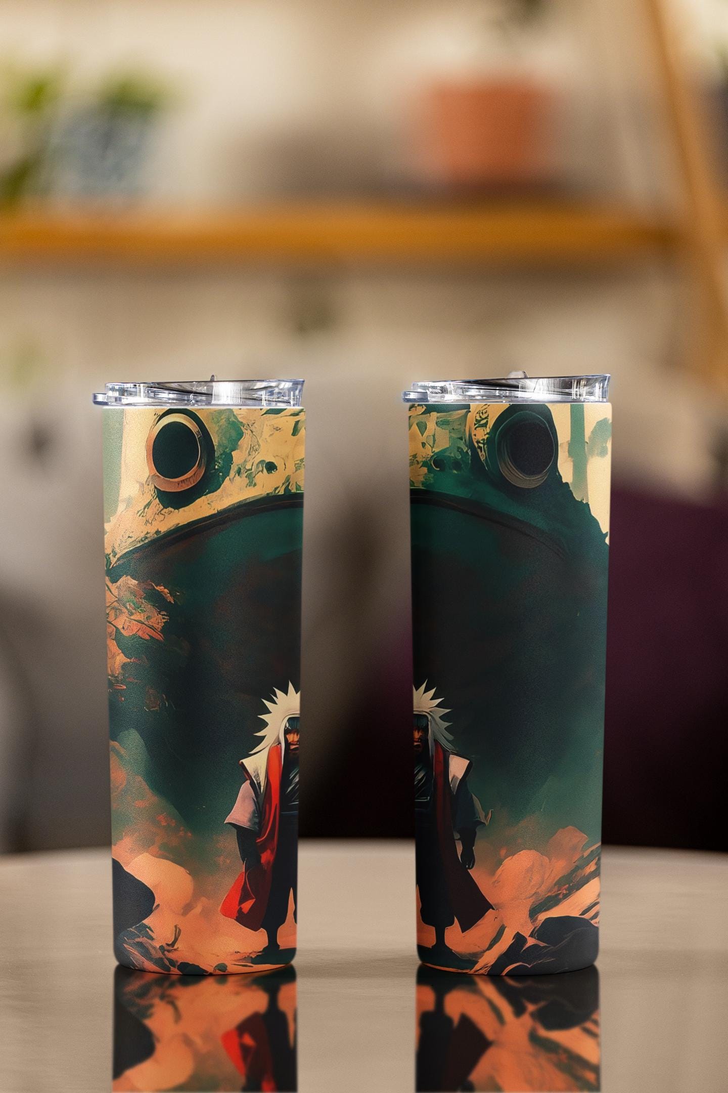 Anime Inspired Tumbler, Toad Sage, 20oz tumbler,  Tumbler with Lid, Anime Cup, Gift for Christmas