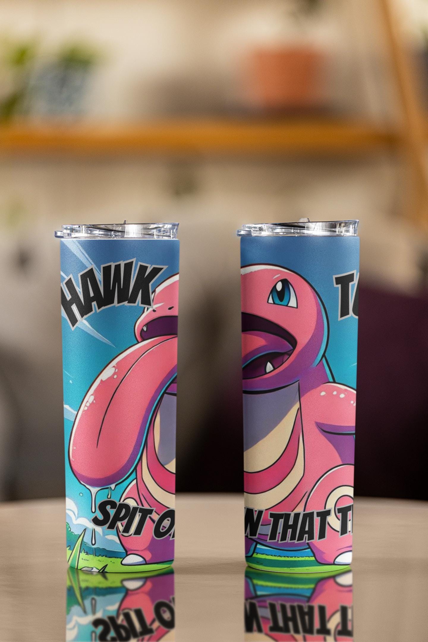 HAWK TUAH, Spit on that thang tumbler, Pokémon inspired 20 oz Tumbler, gift