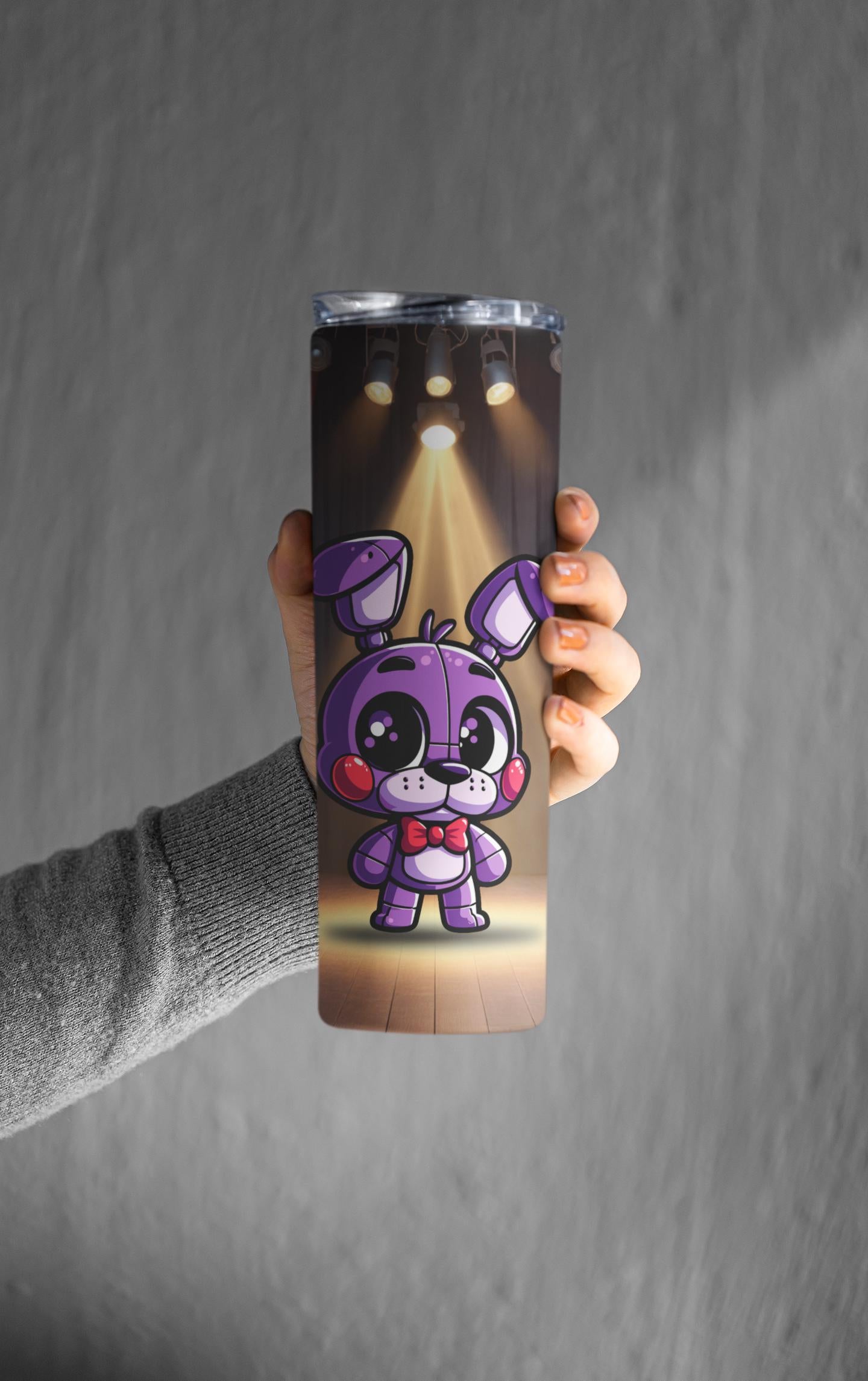 Bonnie the Bunny! Five Nights at Freddy’s Tumbler, 20 oz tumbler, gift