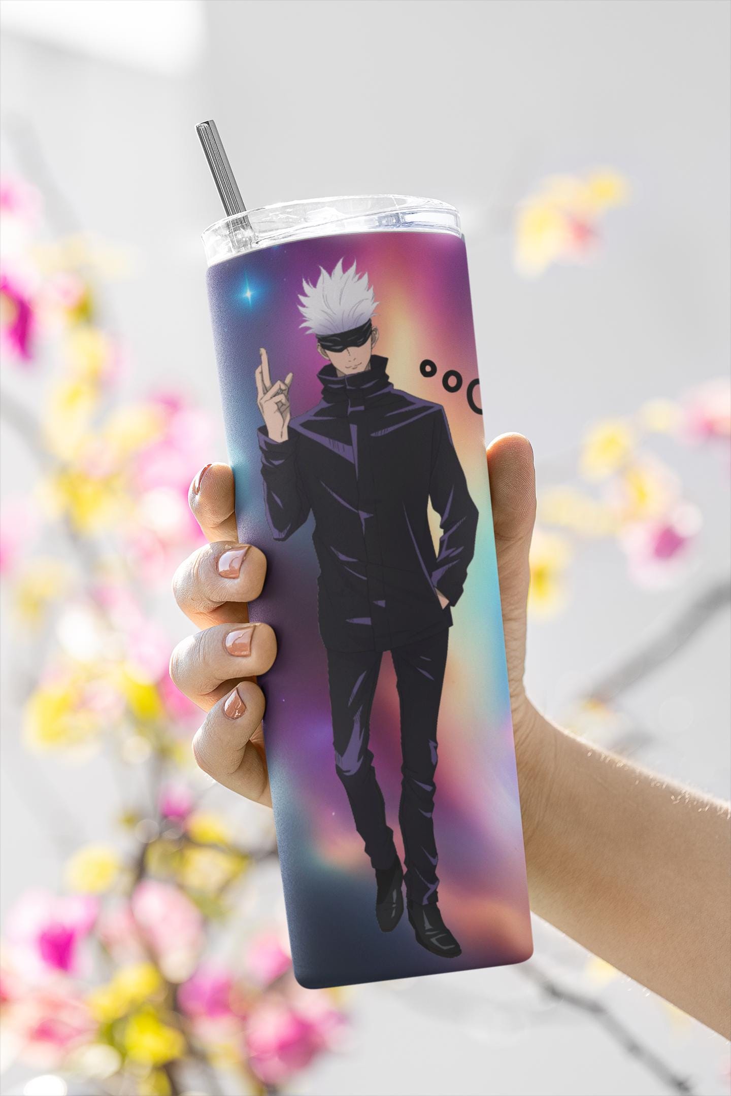 Jujutsu Kaisen, Anime Inspired Tumbler Personalized Infinite Void Tumbler, Manga Series, Anime Cup