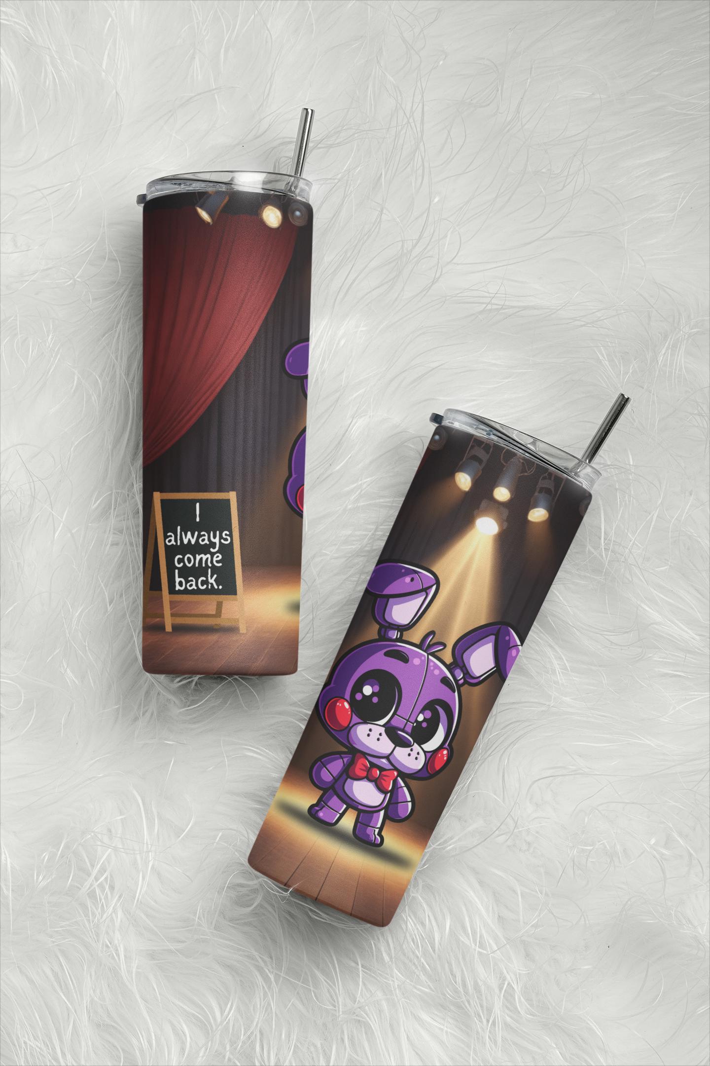 Bonnie the Bunny! Five Nights at Freddy’s Tumbler, 20 oz tumbler, gift