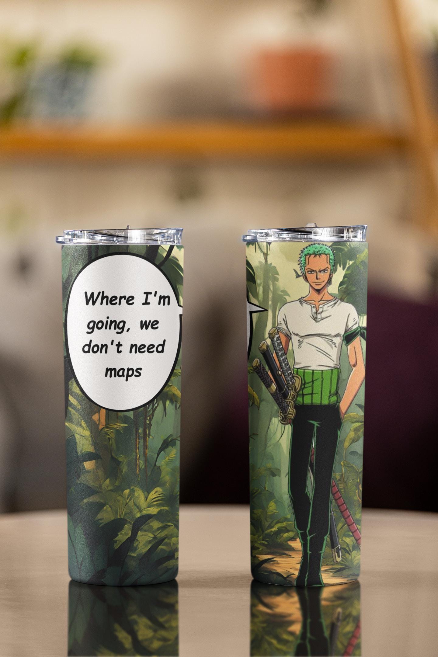 Anime inspired tumbler. Gift for the Anime lover
