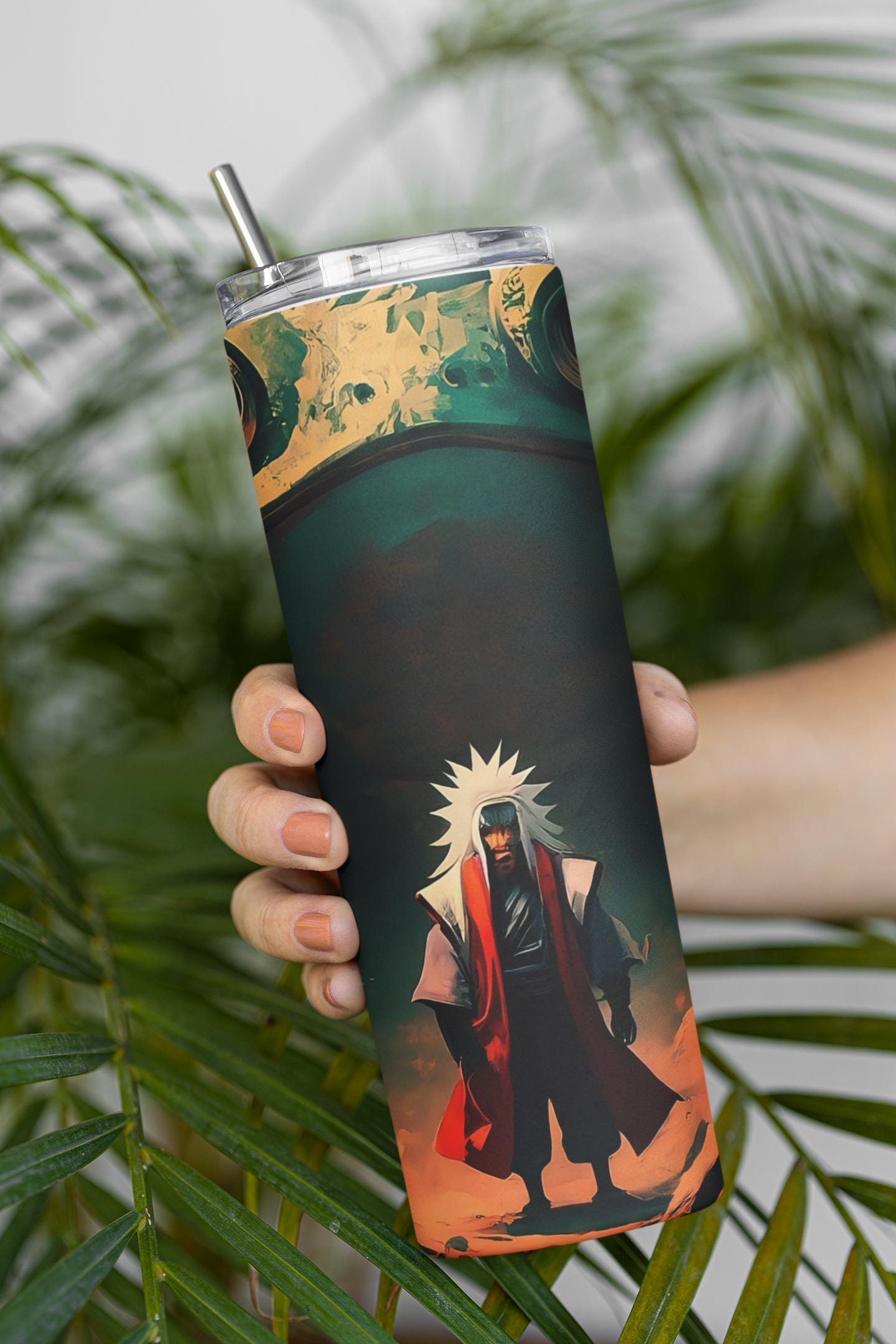 Anime Inspired Tumbler, Toad Sage, 20oz tumbler,  Tumbler with Lid, Anime Cup, Gift for Christmas