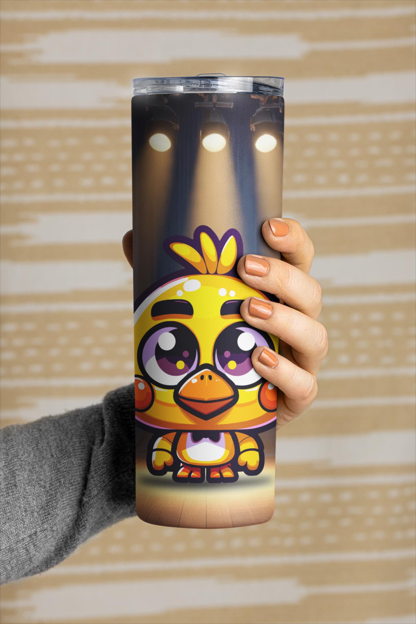 Chica the Chicken! Five Nights at Freddy’s Tumbler, 20 oz tumbler, gift