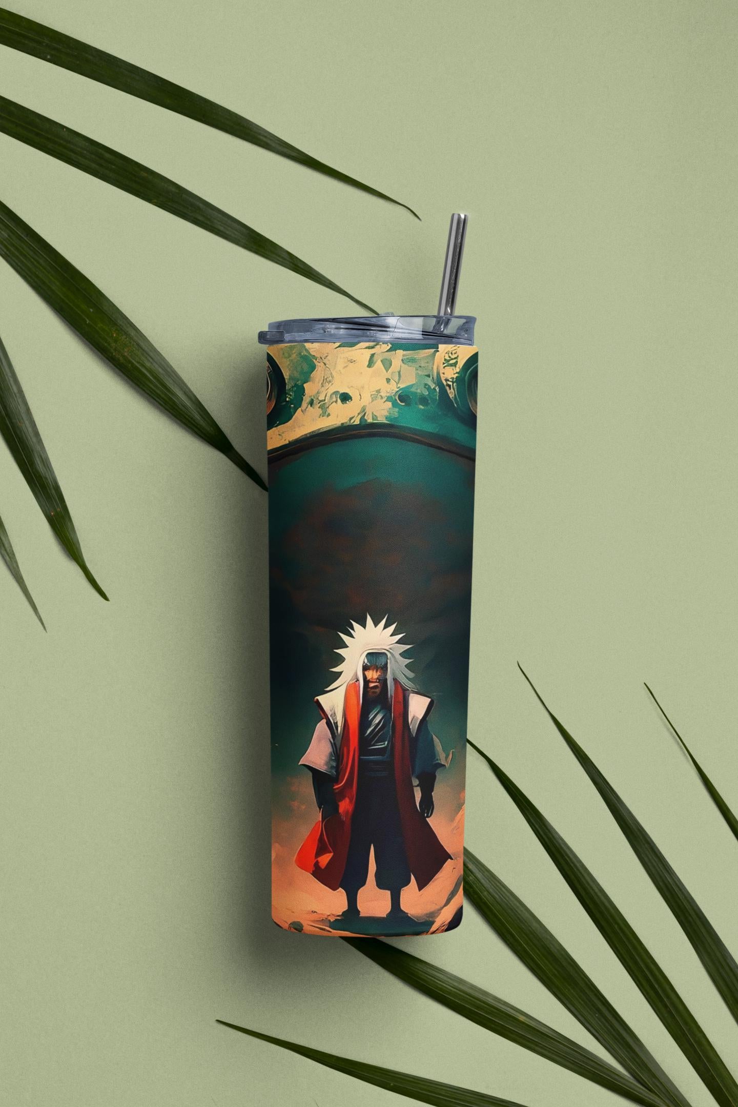 Anime Inspired Tumbler, Toad Sage, 20oz tumbler,  Tumbler with Lid, Anime Cup, Gift for Christmas