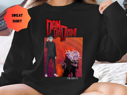Dandadan Shirt, Momo, Okarun, Seiko & Turbo Ganny Anime Hoodie, Sweatshirt, Dandadan Merch, Otaku
