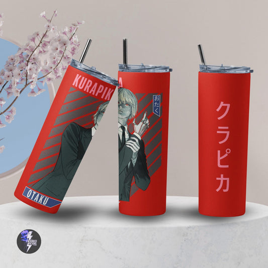 Anime Inspired | Kurapika Anime Merch – Hunter x Hunter Fan Art | Tumbler, Keychain | Anime Gift for Otaku & Collectors