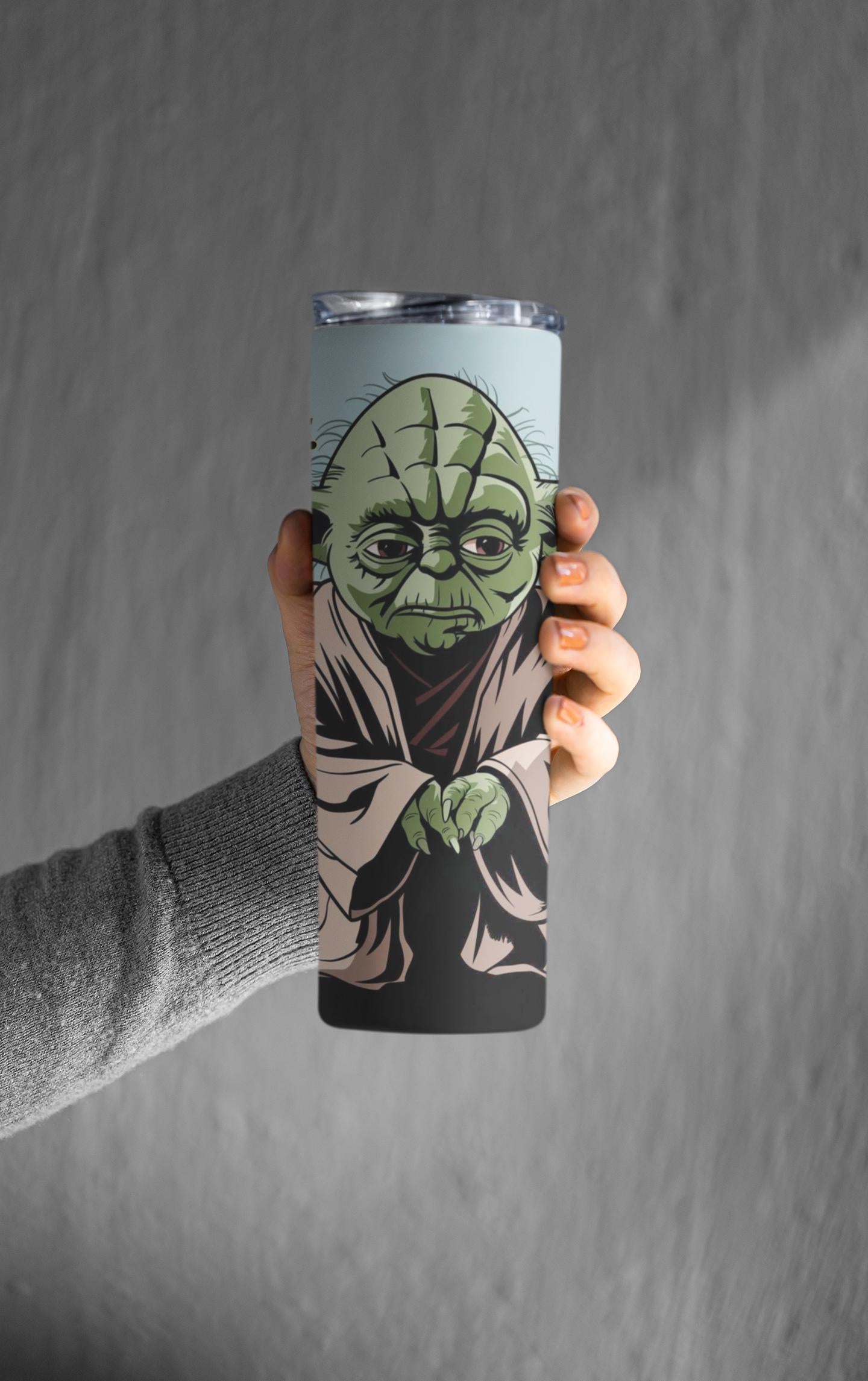 She Belongs to the Steets Yoda Inspired 20 oz tumbler, gift