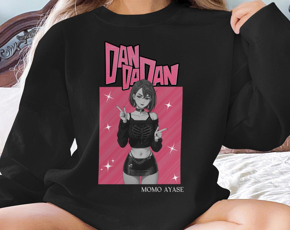 Dandadan Shirt, Momo, Okarun, Seiko & Turbo Ganny Anime Hoodie, Sweatshirt, Dandadan Merch, Otaku